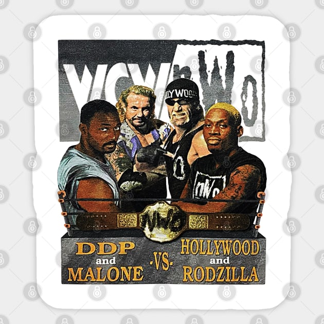 Hogan - DDP - Karl Malone - Rodman - WCW Wrestling Sticker by nicklower